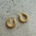 tweed pierce/earring